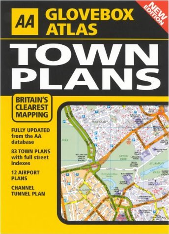 AA Glovebox Atlas: Town Plans (9780749538989) by AA Publishing