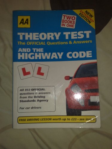 Beispielbild fr AA Driving Test Theory and the Highway Code zum Verkauf von WorldofBooks