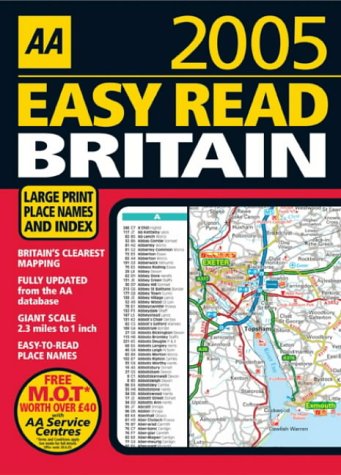 AA Easy Read Atlas: Britain 2005 (9780749541705) by AA Publishing