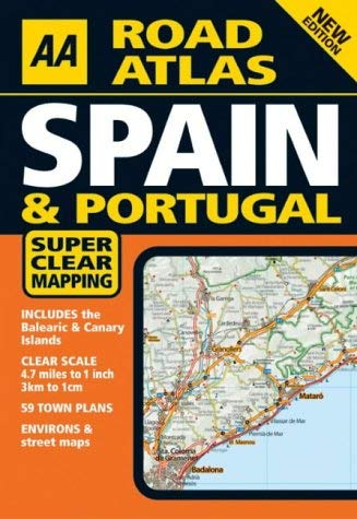 Stock image for AA Road Atlas Spain & Portugal (AA Atlases S.) for sale by WorldofBooks