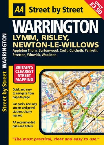 9780749544218: AA Street by Street Warrington: Midi