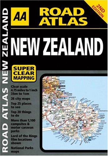 9780749545949: AA Road Atlas New Zealand