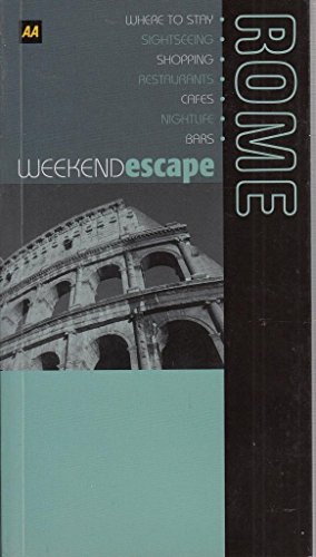 Stock image for Weekend Escape: Rome (World Travel Guides Series) for sale by Wonder Book