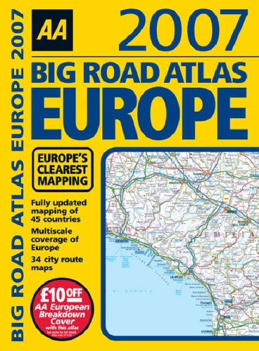 AA Big Road Atlas Europe (AA Atlases) (9780749549046) by A.A. Publishing