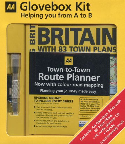 Imagen de archivo de AA Glovebox Atlas Kit: Britain with 83 Town Plans a la venta por WorldofBooks