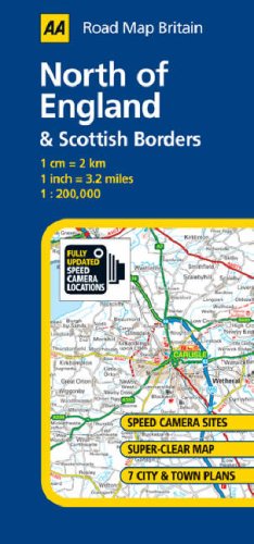 The North of England and Scottish Borders: No. 8 (AA Road Map Britain) (9780749551148) by [???]