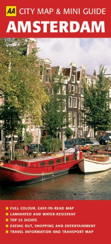 9780749552329: Aa Amsterdam City Map & Mini Guide [Lingua Inglese]