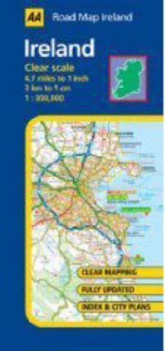 Imagen de archivo de Road Map Ireland (AA Atlases and Maps) a la venta por WYEMART LIMITED