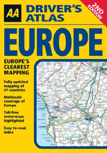 Driver's Atlas Europe (Aa Atlases and Maps) (9780749556440) by AA Publishing