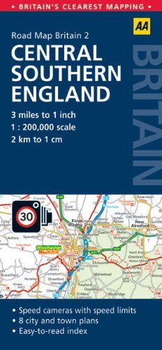 Aa Road Map Britain 2: Central Southern England (AA Road Map Britain Series) (9780749560652) by AA Publishing