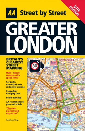 9780749565725: Street Atlas Greater London FB (AA Street by Street)