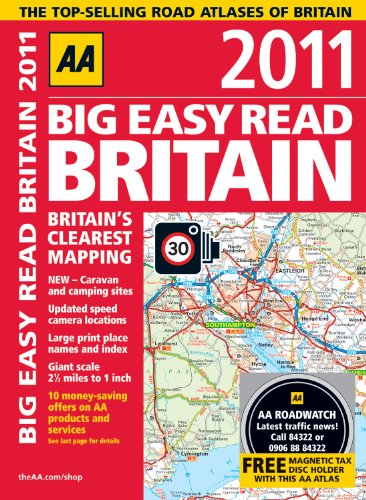 AA Big Easy Read Britain 2011 (Road Atlas) (9780749566135) by AA Publishing