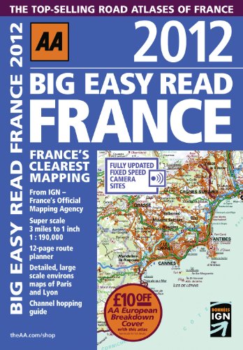 Stock image for Big Easy Read France 2012 (AA Big Easy Read France) for sale by WorldofBooks