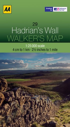 Walker's Map Hadrian's Wall (AA Walker's Map) (9780749573225) by AA Publishing