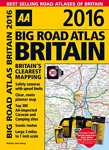 9780749576820: AA 2016 Big Road Atlas Britain [Lingua Inglese]