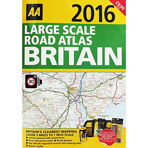 9780749576929: Large Scale Atlas Britain 2016