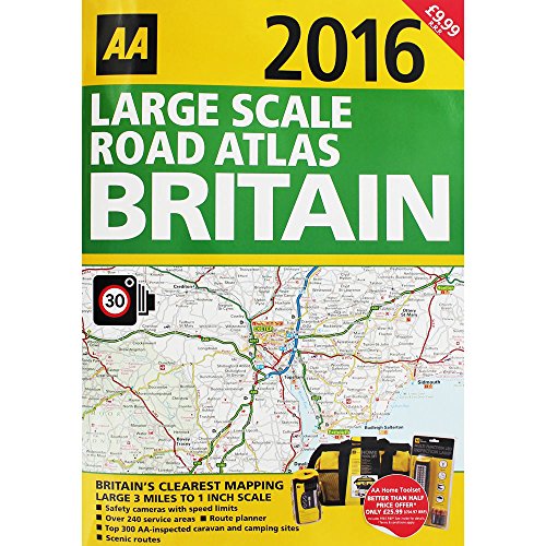 Stock image for LARGE SCALE ATLAS BRITAIN 2016 for sale by Better World Books: West