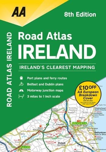 Imagen de archivo de Road Atlas Ireland PB (AA Road Atlas Ireland) a la venta por WorldofBooks