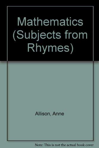 Maths from Rhymes (Activities from Rhymes) (9780749617448) by Allison, Anne