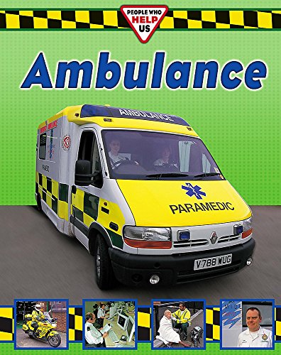 Imagen de archivo de Ambulance a la venta por Better World Books Ltd