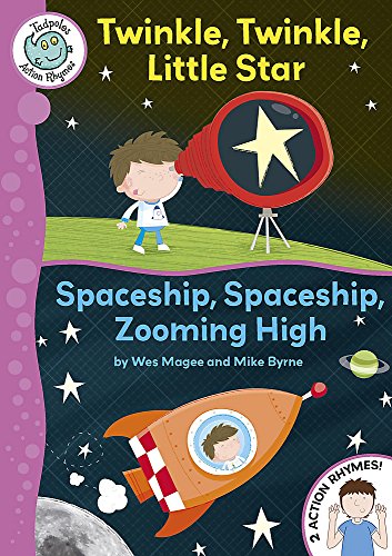 Imagen de archivo de Tadpoles Action Rhymes: Twinkle, Twinkle, Little Star / Spaceship, Spaceship, Zooming High a la venta por WorldofBooks