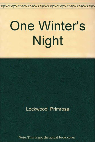 Imagen de archivo de One Winter's Night a la venta por MusicMagpie