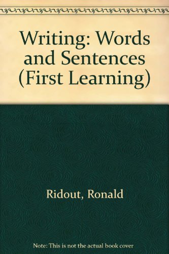 Stock image for Writing: Words and Sentences (First Learning) for sale by WorldofBooks