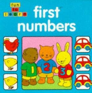 Beispielbild fr First Numbers Board Book (Fun to Learn) zum Verkauf von AwesomeBooks