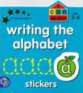 Stock image for Writing the Alphabet (I Can Learn Stickers) for sale by AwesomeBooks