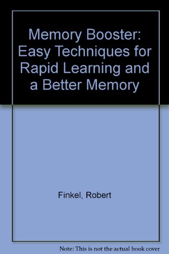Beispielbild fr Memory Booster: Easy Techniques for Rapid Learning and a Better Memory zum Verkauf von ThriftBooks-Dallas