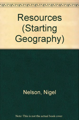 Imagen de archivo de Resources (Starting Geography) a la venta por AwesomeBooks