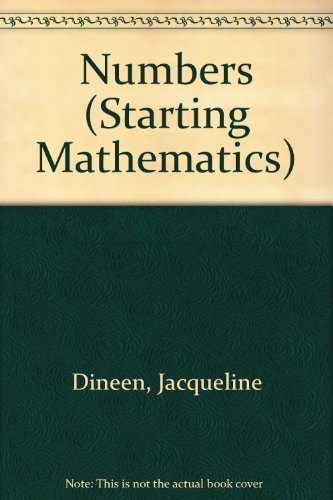 Starting Maths: Numbers (Starting Maths) (9780750205825) by Jacqueline Dineen