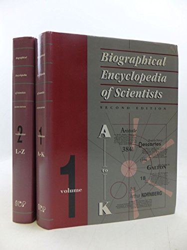 Beispielbild fr Biographical Encyclopedia of Scientists zum Verkauf von Better World Books