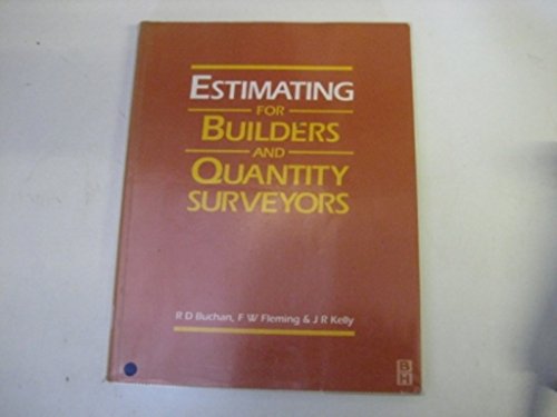 Stock image for Estimating for Builders and Quantity Surveyors for sale by MusicMagpie