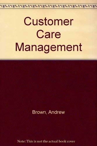 9780750600569: Customer Care Management