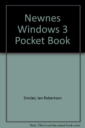 Stock image for Newnes Windows 3 Pocket Book for sale by AwesomeBooks