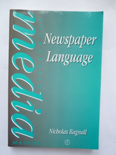 Stock image for Newspaper Language (Media Manuals) for sale by WorldofBooks