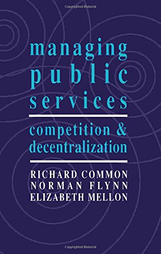 Imagen de archivo de Managing Public Services a la venta por Better World Books Ltd