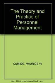 Stock image for The Theory and Practice of Personnel Management for sale by Better World Books