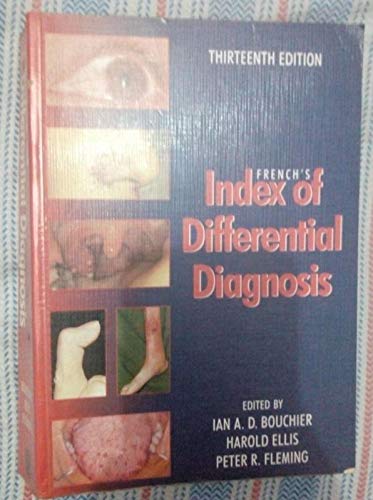 Imagen de archivo de French'S Index Of Differential Diagnosis 13E a la venta por OwlsBooks