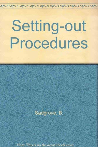 9780750614788: Setting-out Procedures