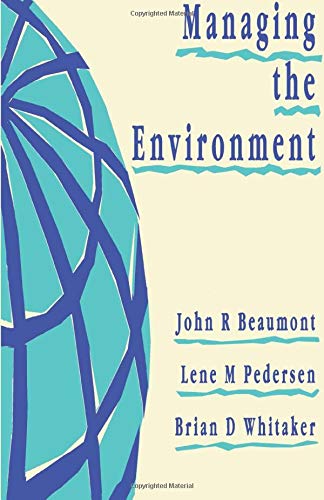 Beispielbild fr Managing the Environment: Business Opportunity and Responsibility zum Verkauf von WorldofBooks