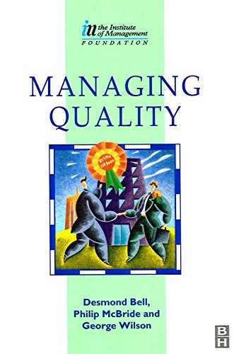 Imagen de archivo de Managing Quality (Institute of Management Diploma) a la venta por Goldstone Books