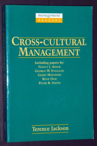 Stock image for Cross-cultural Management (Management readers) for sale by AwesomeBooks