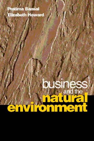 Beispielbild fr Business and the Natural Environment zum Verkauf von Better World Books