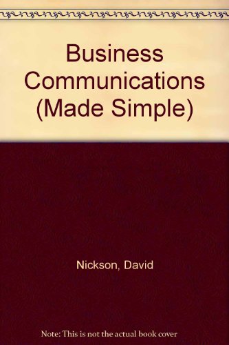 9780750625722: Business Communication (Made Simple Series)