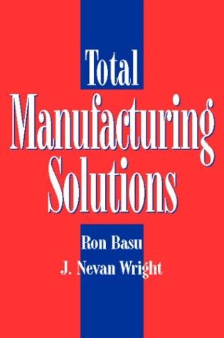 Imagen de archivo de Total Manufacturing Solutions a la venta por AwesomeBooks