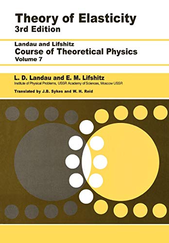 Imagen de archivo de Theory of Elasticity: Volume 7 (Theoretical Physics) a la venta por Seattle Goodwill