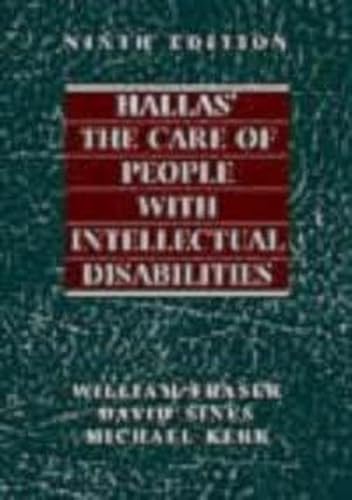 Imagen de archivo de Hallas' the Care of People with Intellectual Disabilities a la venta por Better World Books