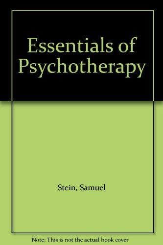 Imagen de archivo de Essentials of Psychotherapy a la venta por Better World Books